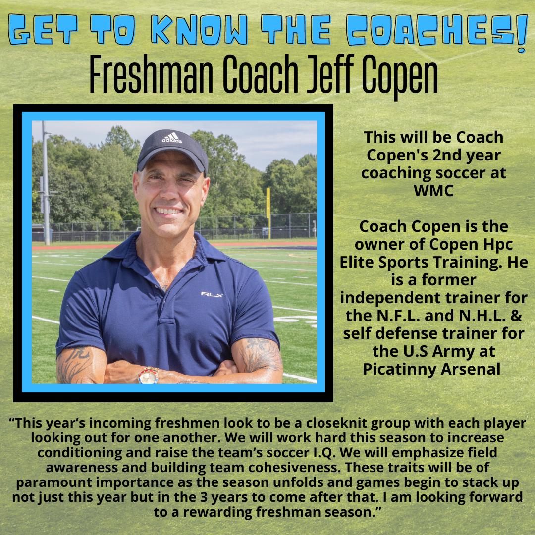 WMC Freshmen Coach Jeff Copen